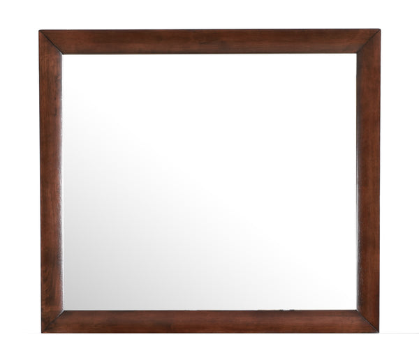 English Elm Marilla G1525-M Mirror with High-Quality Low-Distortion Glass for Sleek Modern Dresser Mounting Options Cappuccino 40 L x 36 W x 2 H B078108042
