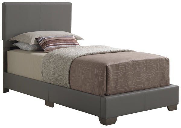 English Elm Charming Velvet Twin Bed with Hidden Storage Drawers, Casual Solid Frame, Easy Assembly Comfort LIGHT GREY 4 L x 33 W x 60 H B078108066