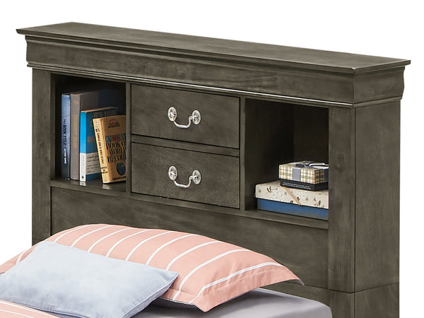 English Elm Elegant Twin Storage Bed For Small Spaces - Stylish Gray With Ample Under-Bed Storage Solutions B078S00299