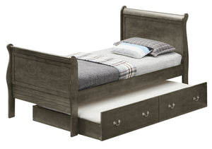 English Elm Charming Gray Twin Storage Bed – Stylish, Space-Saving Design With Built-In Storage For Small Rooms B078S00313