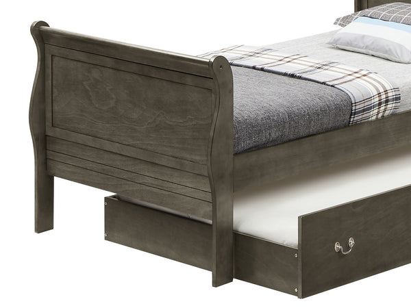 English Elm Charming Gray Twin Storage Bed – Stylish, Space-Saving Design With Built-In Storage For Small Rooms B078S00313