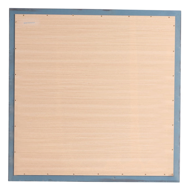 English Elm Louis Teal 38" Square Mirror by Louis Phillipe G3180-M — Teal Wood Veneer, Low-Distortion Glass, Durable Style B078118388