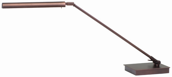 House Of Troy Generation Collection Led Desk Lamp - Elegant Illumination For Piano And Workspace Harmony Chestnut Bronze Metal G350-chb