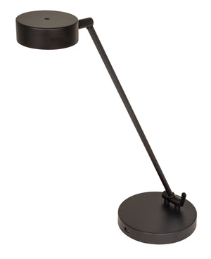House Of Troy Generation Adjustable Led Table Lamp With Touch Dimming & Usb Charging Port For Modern Spaces Black Metal G450-blk