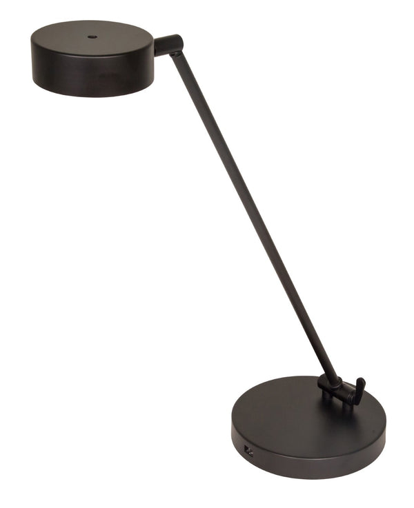 House Of Troy Generation Adjustable Led Table Lamp With Touch Dimming & Usb Charging Port For Modern Spaces Black Metal G450-blk