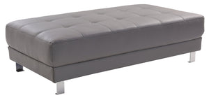 English Elm Stylish Teal Upholstered Bench Ottoman for Living Room Seating and Everyday Use B078108249
