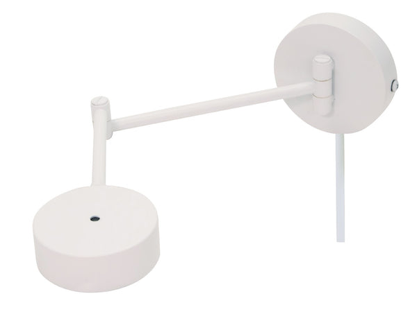 House Of Troy Generation Swing Arm Led Wall Lamp – Modern Design With Touch Dimming For Stylish Spaces White Metal G475-wt