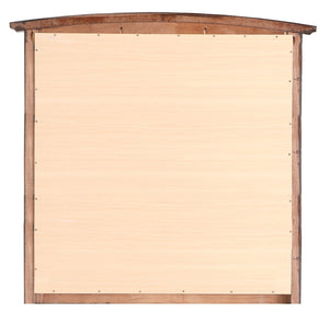 English Elm Hammond Contemporary Wood Veneer Mirror with Low-Distortion Glass, Slim 35x37 Profile for Small Spaces Beige 38 L x 39 W x 3 H B078108319