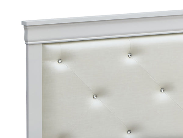 English Elm Elegant Silver Champagne Twin Bed - Versatile Design For Compact Spaces, Modern Aesthetics & Durability B078S00453