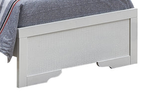 English Elm Elegant Silver Champagne Twin Bed - Versatile Design For Compact Spaces, Modern Aesthetics & Durability B078S00453