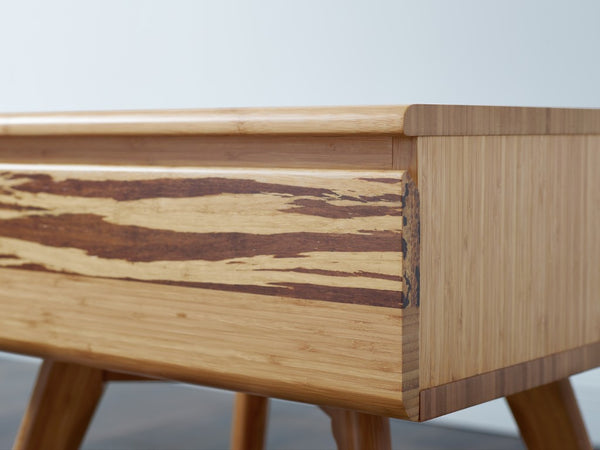 Greenington Azara Solid Bamboo Nightstand with Tiger Drawer Front for Modern Bedroom Decor Caramelized GA0003CA