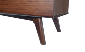 Greenington Azara Solid Moso Bamboo Five Drawer High Chest with Tiger Accents for Bedroom Sable GA0004SA