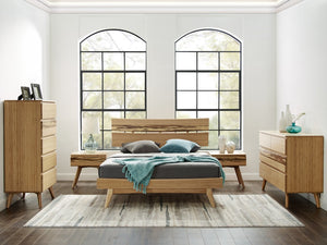 Greenington Azara Six Drawer Double Dresser Solid Moso Bamboo Eco Bedroom Storage Furniture Caramelized GA0005CA