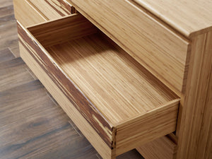 Greenington Azara Six Drawer Double Dresser Solid Moso Bamboo Eco Bedroom Storage Furniture Caramelized GA0005CA