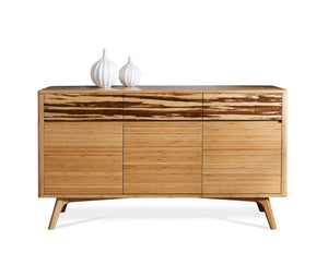Greenington Azara Solid Bamboo Sideboard with Soft Close Drawers for Dining Room Storage Caramelized GA0006CA