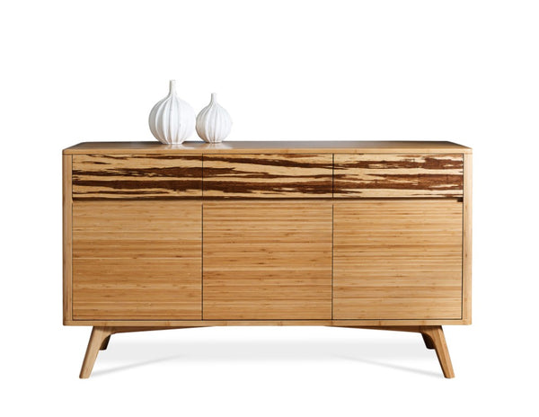 Greenington Azara Solid Bamboo Sideboard with Soft Close Drawers for Dining Room Storage Caramelized GA0006CA