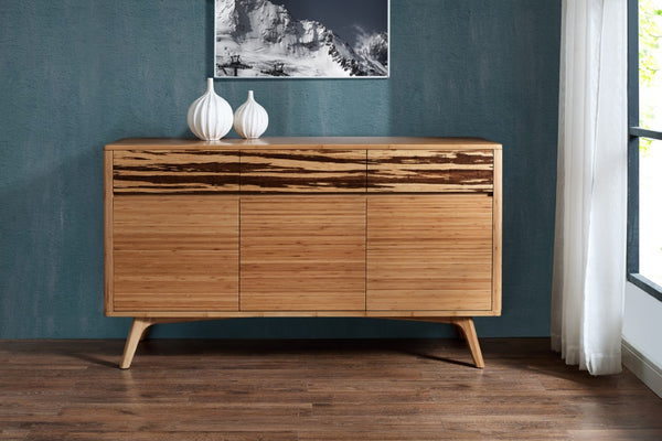 Greenington Azara Solid Bamboo Sideboard with Soft Close Drawers for Dining Room Storage Caramelized GA0006CA