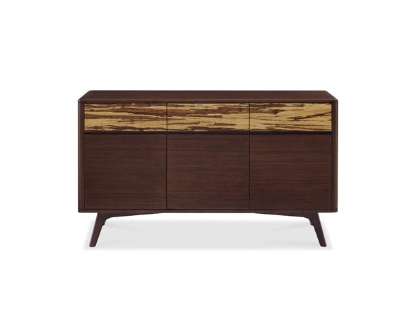 Greenington Azara Solid Moso Bamboo Sideboard with Dovetail Drawers for Elegant Dining Rooms Sable GA0006SA