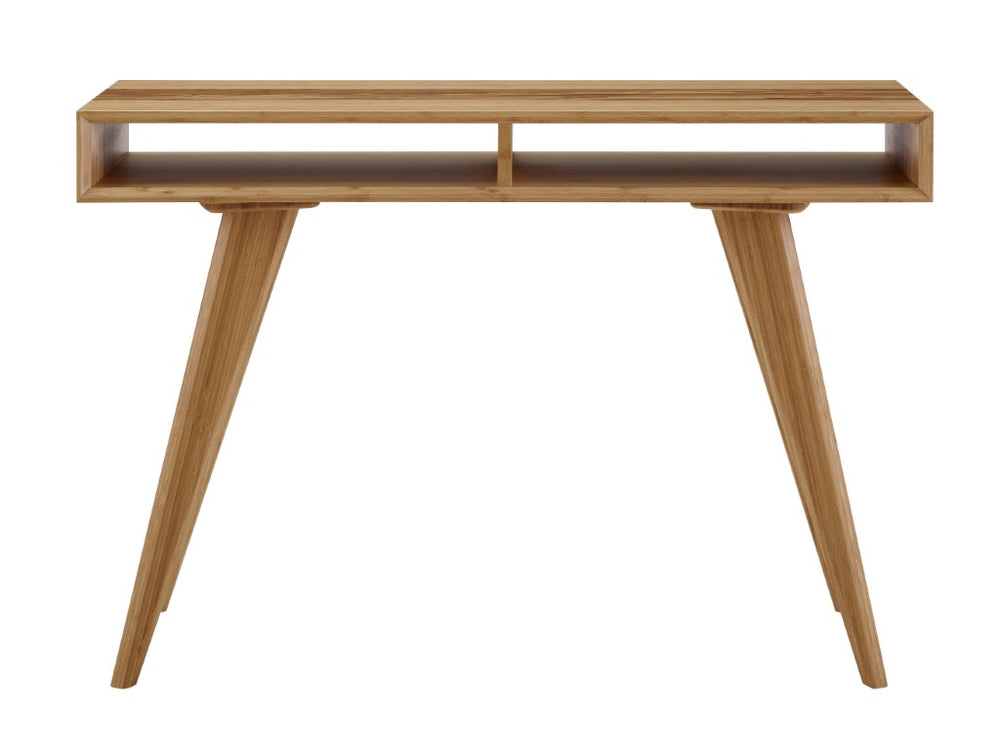 Greenington Azara Solid Moso Bamboo Console Table with Cubbies Eco Friendly Entryway Accent Caramelized GA0009CA