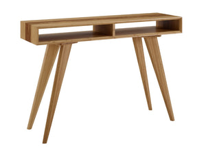 Greenington Azara Solid Moso Bamboo Console Table with Cubbies Eco Friendly Entryway Accent Caramelized GA0009CA