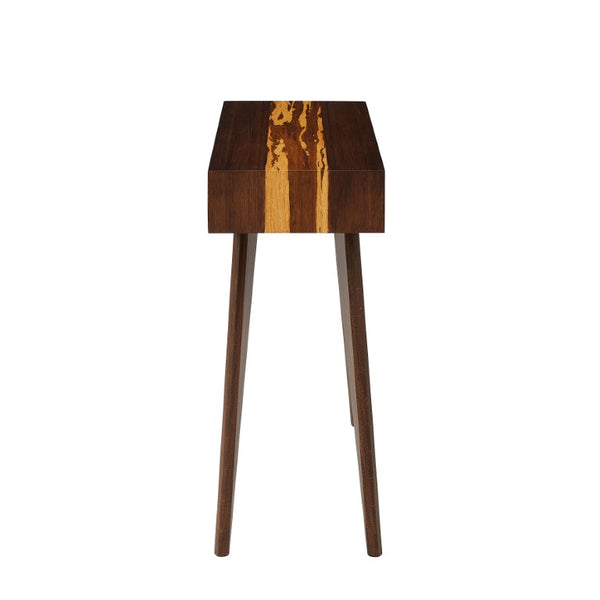 Greenington Azara Solid Bamboo Console Table Mid-century Tapered Legs Cubby Storage Entryway Sable GA0009SA