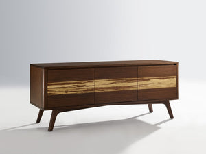 Greenington Azara Solid Moso Bamboo Media Cabinet with Tiger Accents for Modern Living Rooms Sable GA0012SA