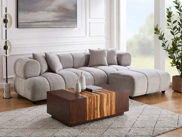 Greenington Azara Solid Bamboo Storage Coffee Table with Tiger Grain Accents for Modern Living Sable GA0014SA-M