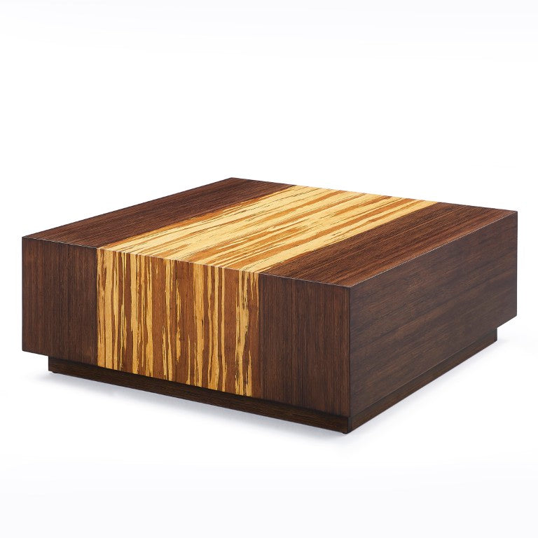 Greenington Azara Solid Bamboo Square Coffee Table with Hidden Storage for Modern Living Rooms Sable GA0014SA