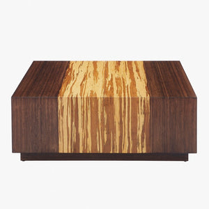 Greenington Azara Solid Bamboo Square Coffee Table with Hidden Storage for Modern Living Rooms Sable GA0014SA