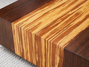 Greenington Azara Solid Bamboo Square Coffee Table with Hidden Storage for Modern Living Rooms Sable GA0014SA