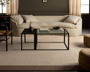 Jaipur Living Gabe Leyar Gab02 Handwoven Handmade 100% Sisal Solids Border Indoor Rug Tan, Brown 100% Sisal, 100% Polyester Non Woven Rug160802