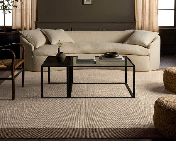 Jaipur Living Gabe Leyar Gab02 Handwoven Handmade 100% Sisal Solids Border Indoor Rug Tan, Brown 100% Sisal, 100% Polyester Non Woven Rug160802