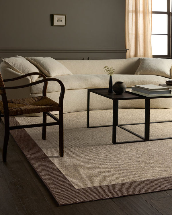 Jaipur Living Gabe Leyar Gab02 Handwoven Handmade 100% Sisal Solids Border Indoor Rug Tan, Brown 100% Sisal, 100% Polyester Non Woven Rug160802