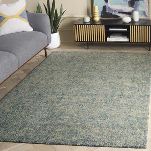 Safavieh Gabbeh Hand-tufted Area Rug: Luxurious Wool & Cotton Blend, Tranquil Abstract Design For Any Room Light Blue ,Beige 80% Imported Handspun Wool,20% Cotton Gab101l-5
