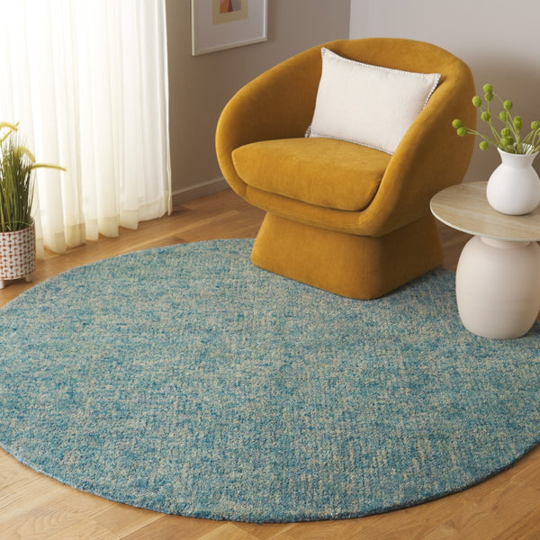 Safavieh Gabbeh Hand-tufted Area Rug In Serene Light Blue Beige - Artistry And Comfort For Your Home Decor Light Blue ,Beige 80% Imported Handspun Wool,20% Cotton Gab101l-6
