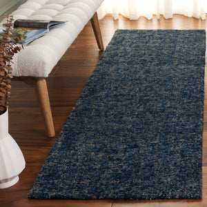 Safavieh Gabbeh Hand-tufted Area Rug In Serene Light Blue Beige - Artistry And Comfort For Your Home Decor Dark Blue ,Beige 80% Imported Handspun Wool,20% Cotton Gab101m-3