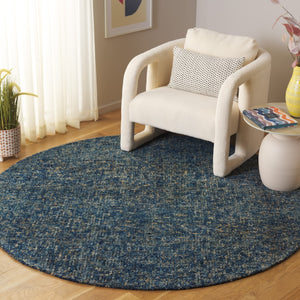 Safavieh Gabbeh Hand-tufted Area Rug In Serene Light Blue Beige - Artistry And Comfort For Your Home Decor Dark Blue ,Beige 80% Imported Handspun Wool,20% Cotton Gab101m-3