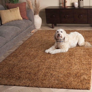 Safavieh Gabbeh Hand-tufted Area Rug In Serene Light Blue Beige - Artistry And Comfort For Your Home Decor Gold ,Brown 80% Imported Handspun Wool,20% Cotton Gab101t-4