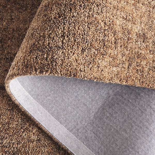 Safavieh Gabbeh Hand-tufted Area Rug: Luxurious Wool & Cotton Blend, Tranquil Abstract Design For Any Room Gold ,Brown 80% Imported Handspun Wool,20% Cotton Gab101t-5