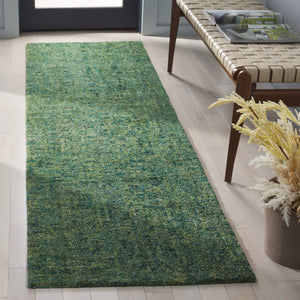 Safavieh Gabbeh Hand-tufted Area Rug In Serene Light Blue Beige - Artistry And Comfort For Your Home Decor Green 80% Imported Handspun Wool,20% Cotton Gab101y-6