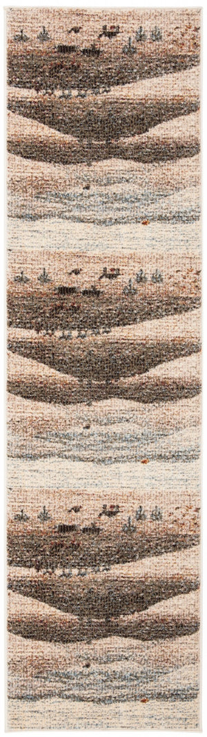 Safavieh Gabbeh 547 Power Loomed Traditional Rug Cream / Olive GAB547A-28