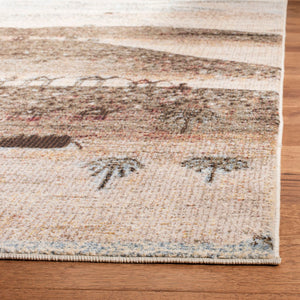 Safavieh Gabbeh 547 Power Loomed Traditional Rug Cream / Olive GAB547A-5