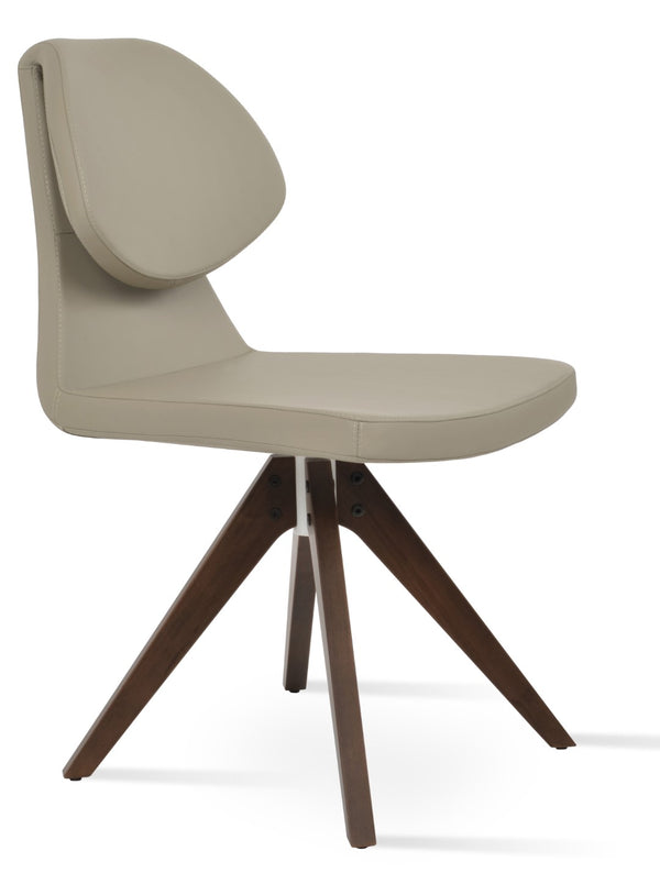 Soho Concept Gazel Pyramid-mw Counter & Bar Stool - Stylish Leatherette Design With 2-year Guarantee, Durable! Bone  Soho-concept-dining-chair-03751