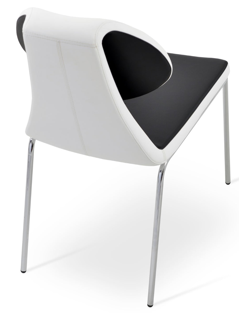 Soho Concept Gakko Dining Chair - Stylish Chrome Base, Durable Camira Fabric, 10-year Guarantee, Limited Stock! Chrome  Soho-concept-dining-chair-03692