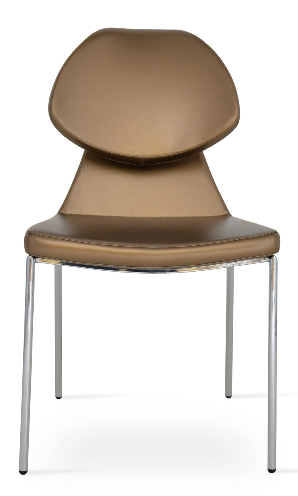 Soho Concept Gakko Ergonomic Office Chair – Premium Italian Ppm & Ankara Wool, 5-year Guarantee, Stylish Gold Finish Gold  Soho-concept-dining-chair-03736