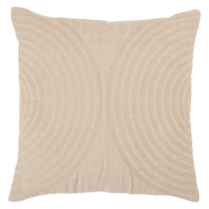 Jaipur Living Vibe by Jaipur Living Lautner Linen Arch Motif Throw Pillow for Modern Spaces Poly Fill PLW103652