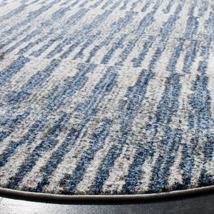 Safavieh Galaxy 118 Power Loomed Contemporary Rug Navy / Light Grey GAL118N-6