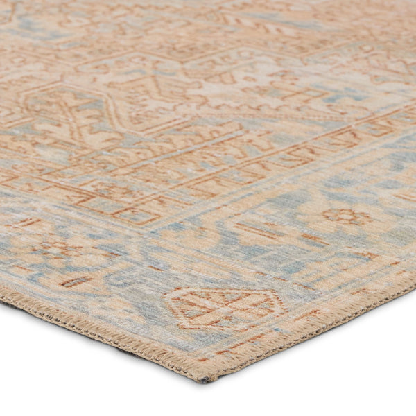 Jaipur Living Garcia Mabel Gar04 Powerloomed Machinemade 100% Polyester Traditional Medallion Indoor Rug Beige, Blue 100% Polyester, 50%Cot40%Poly10%Oth Rug157876