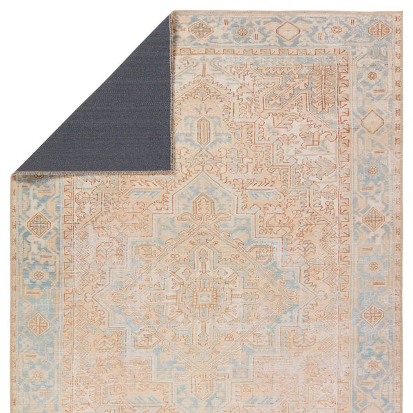 Jaipur Living Garcia Mabel Gar04 Powerloomed Machinemade 100% Polyester Traditional Medallion Indoor Rug Beige, Blue 100% Polyester, 50%Cot40%Poly10%Oth Rug157876