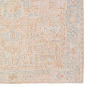 Jaipur Living Garcia Mabel Gar04 Powerloomed Machinemade 100% Polyester Traditional Medallion Indoor Rug Beige, Blue 100% Polyester, 50%Cot40%Poly10%Oth Rug157876